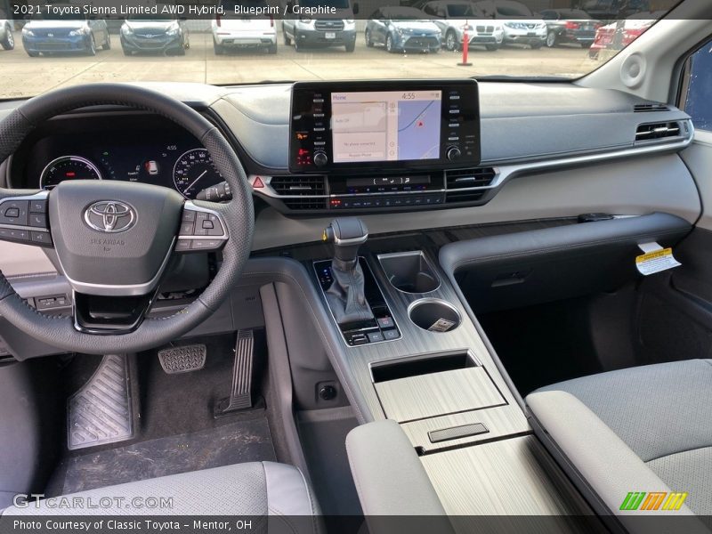 Blueprint / Graphite 2021 Toyota Sienna Limited AWD Hybrid