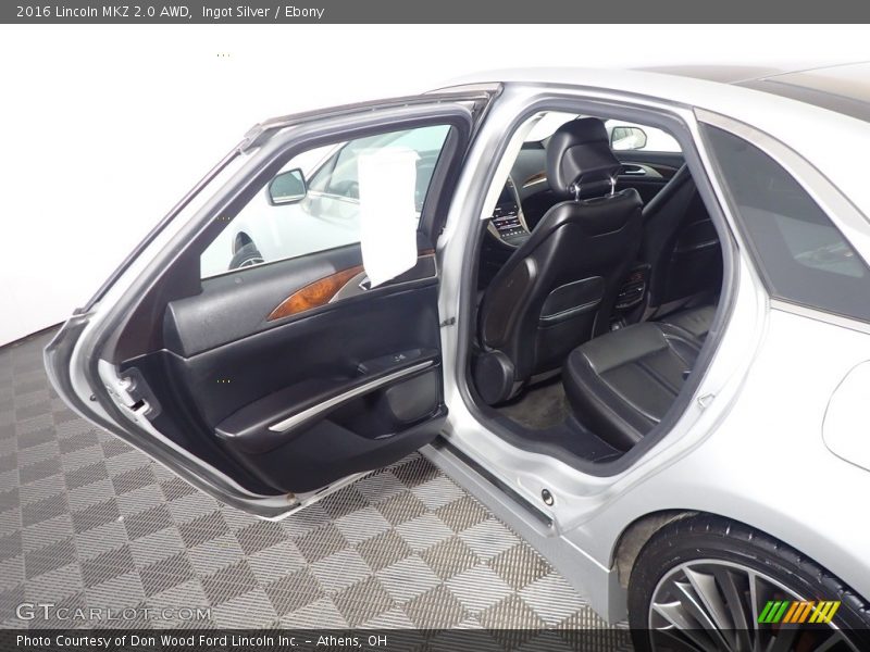 Ingot Silver / Ebony 2016 Lincoln MKZ 2.0 AWD