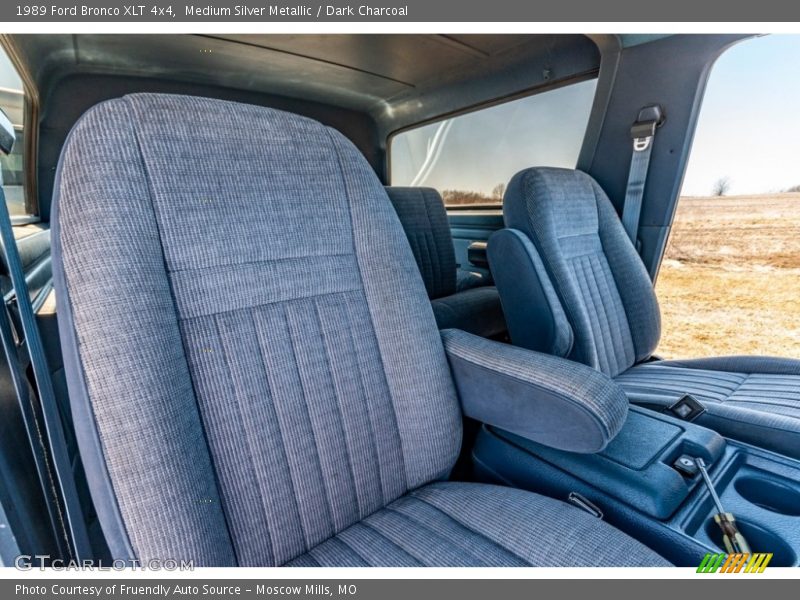 Front Seat of 1989 Bronco XLT 4x4
