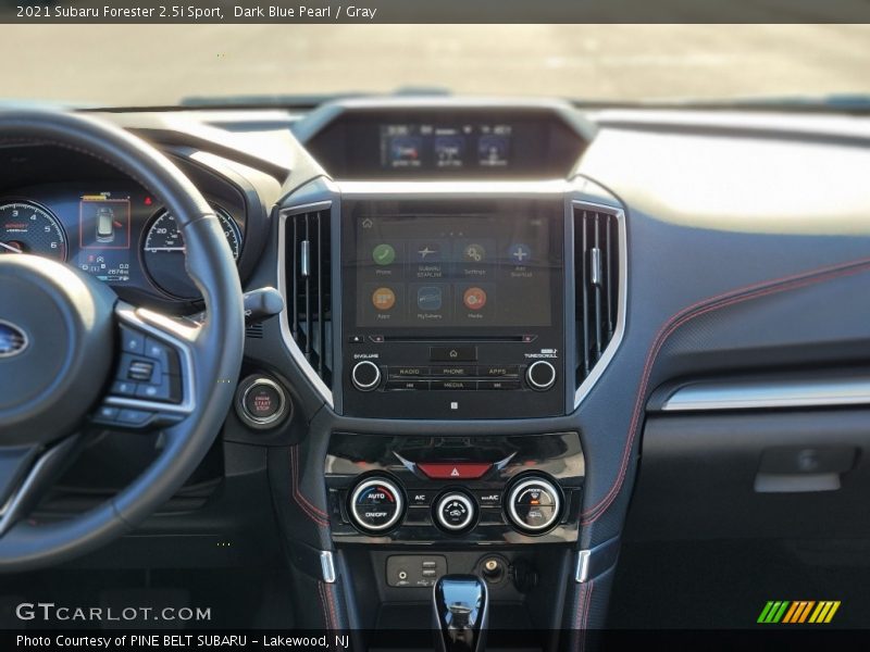 Dark Blue Pearl / Gray 2021 Subaru Forester 2.5i Sport