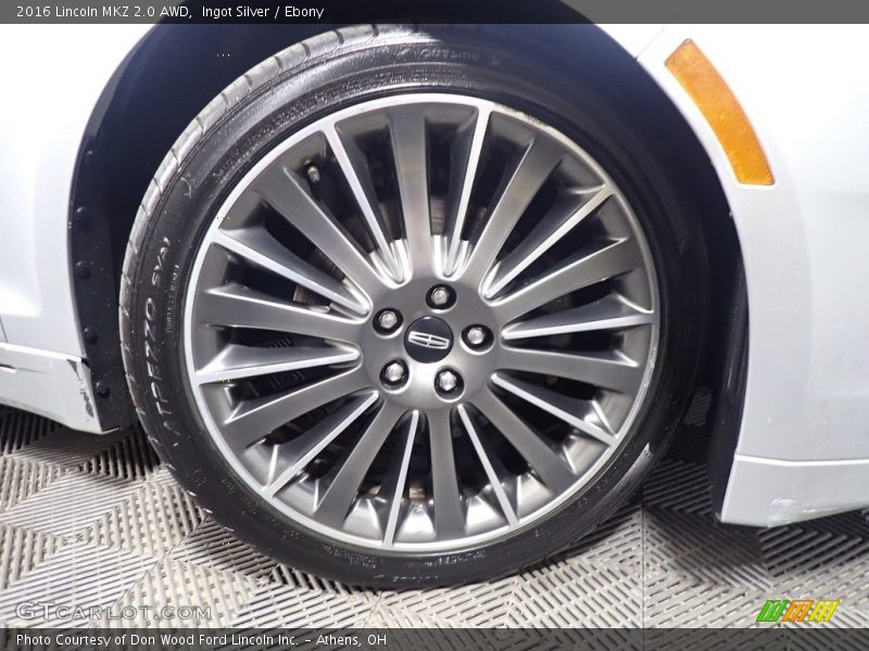 Ingot Silver / Ebony 2016 Lincoln MKZ 2.0 AWD