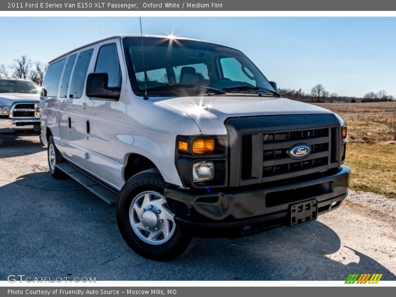 Oxford White / Medium Flint 2011 Ford E Series Van E150 XLT Passenger