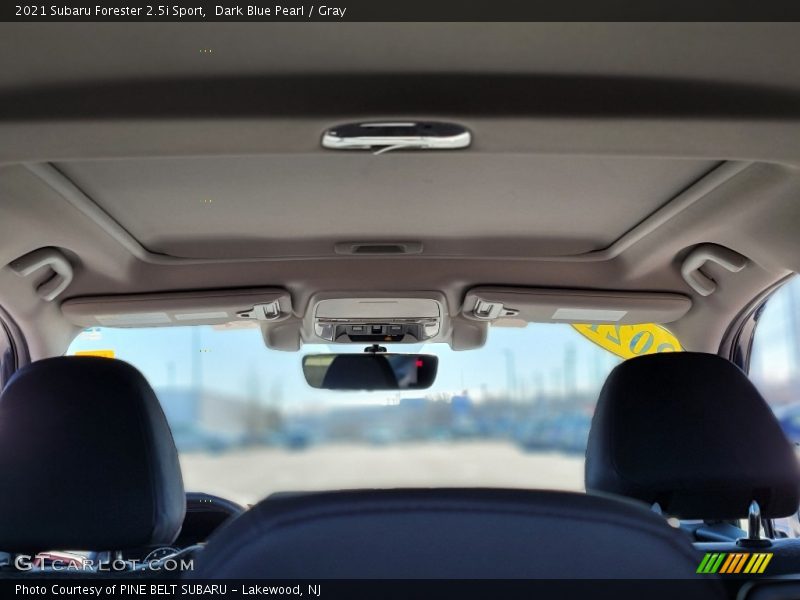 Dark Blue Pearl / Gray 2021 Subaru Forester 2.5i Sport