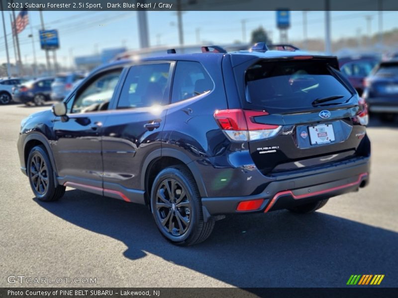 Dark Blue Pearl / Gray 2021 Subaru Forester 2.5i Sport
