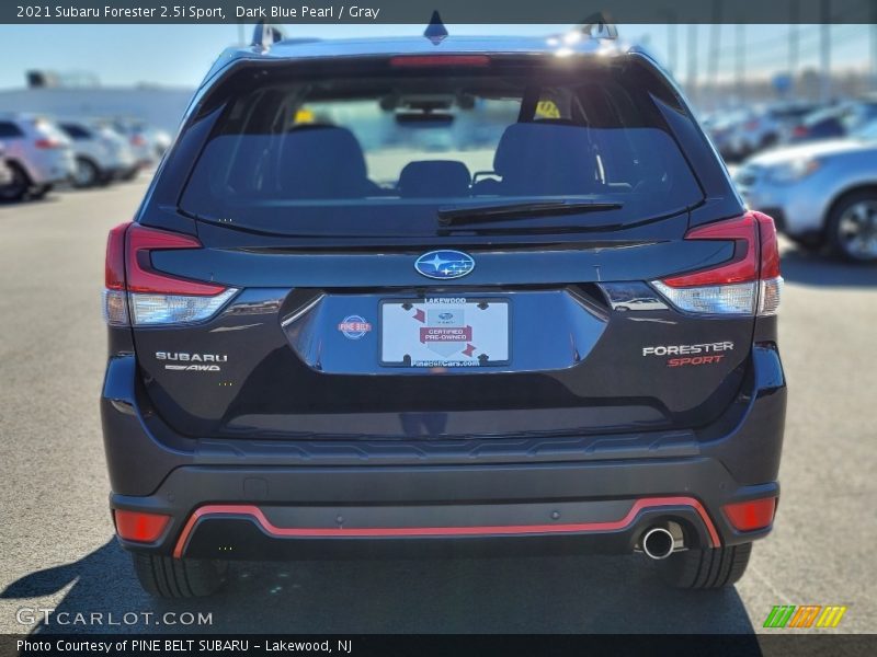 Dark Blue Pearl / Gray 2021 Subaru Forester 2.5i Sport