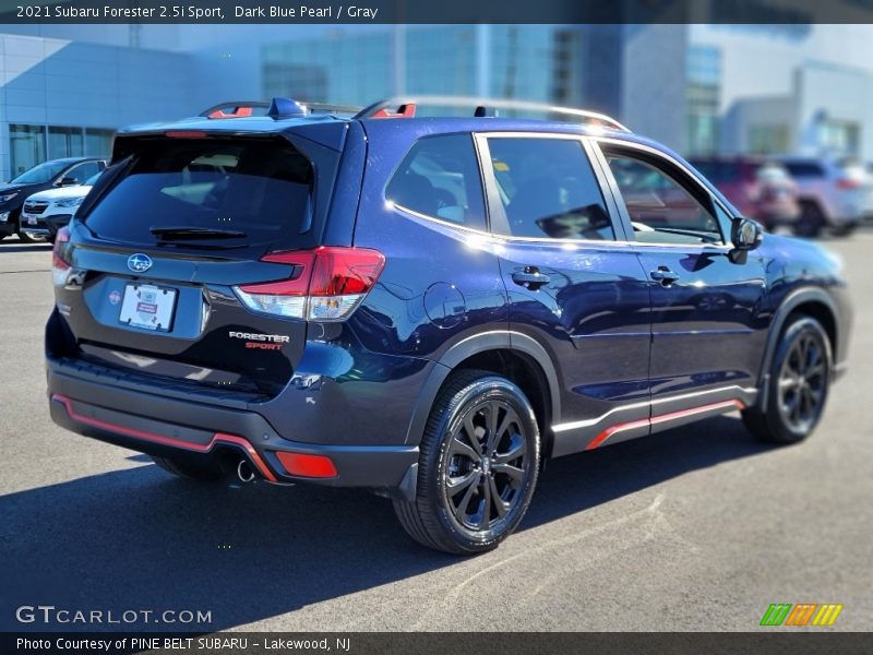 Dark Blue Pearl / Gray 2021 Subaru Forester 2.5i Sport