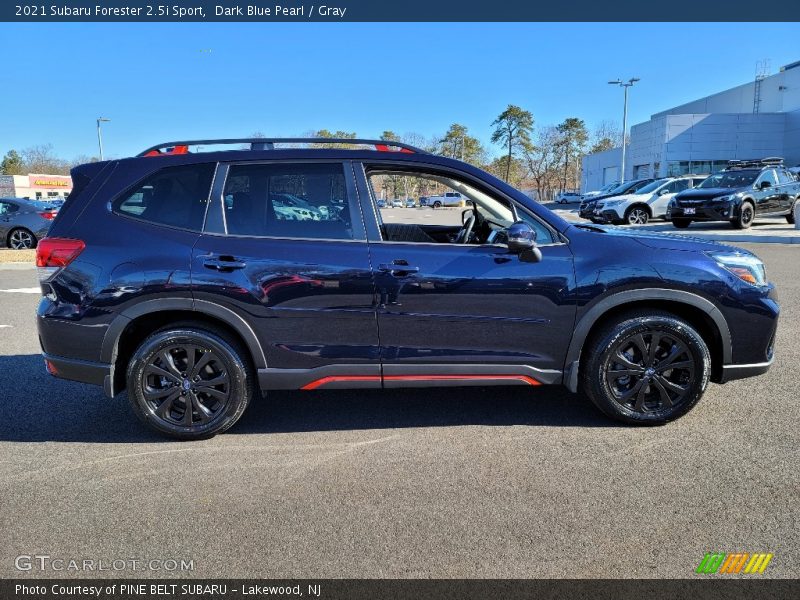 Dark Blue Pearl / Gray 2021 Subaru Forester 2.5i Sport