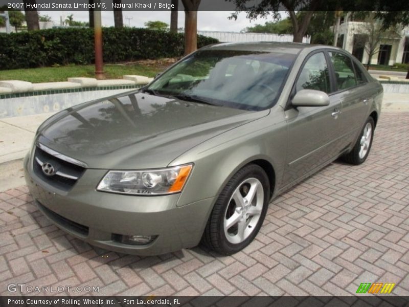 Natural Khaki / Beige 2007 Hyundai Sonata Limited V6