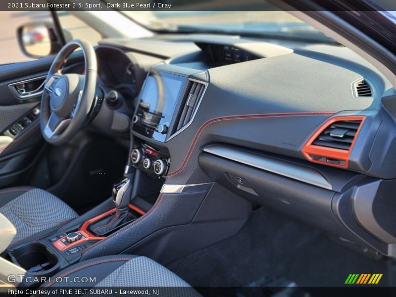 Dark Blue Pearl / Gray 2021 Subaru Forester 2.5i Sport