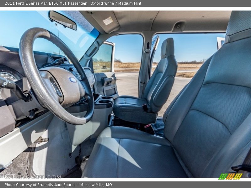 Oxford White / Medium Flint 2011 Ford E Series Van E150 XLT Passenger