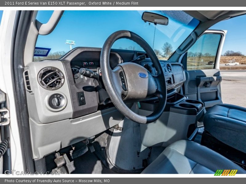 Oxford White / Medium Flint 2011 Ford E Series Van E150 XLT Passenger