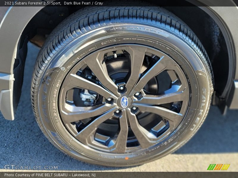 Dark Blue Pearl / Gray 2021 Subaru Forester 2.5i Sport