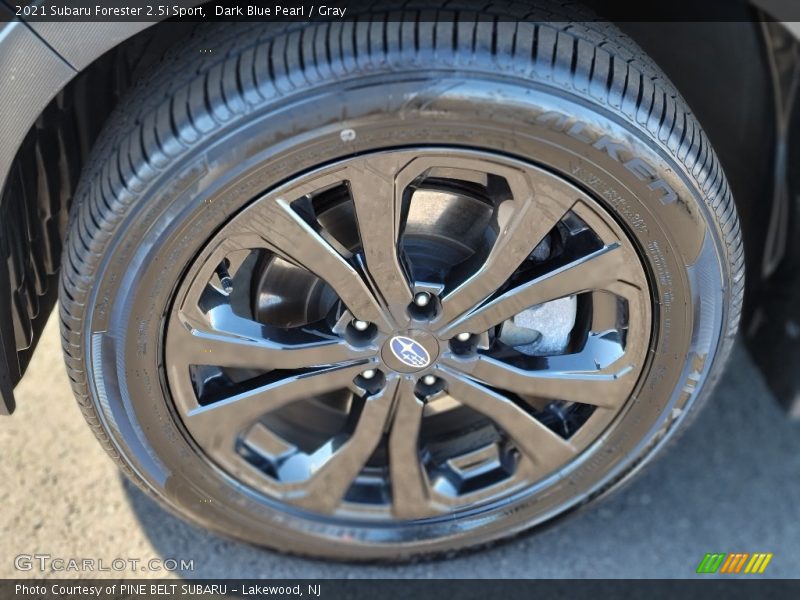 Dark Blue Pearl / Gray 2021 Subaru Forester 2.5i Sport