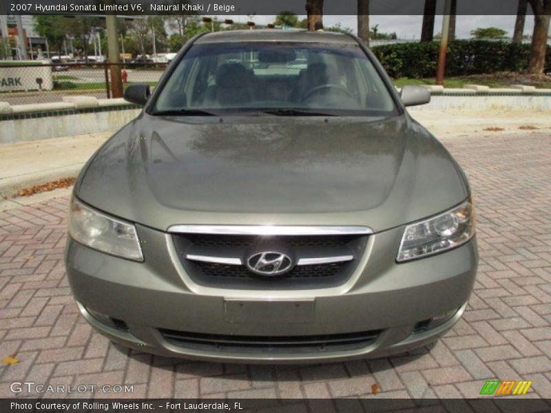 Natural Khaki / Beige 2007 Hyundai Sonata Limited V6