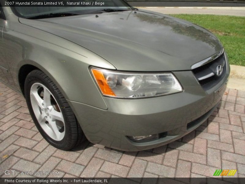 Natural Khaki / Beige 2007 Hyundai Sonata Limited V6