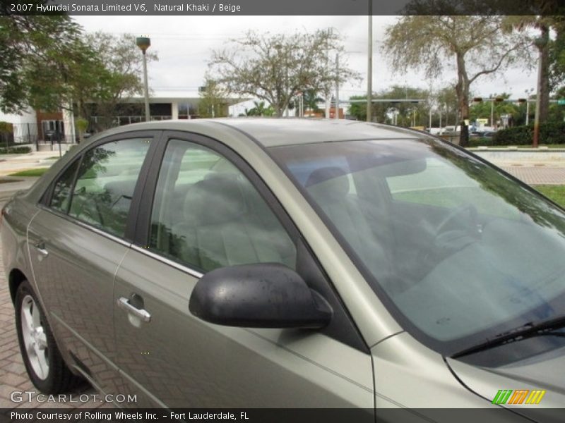 Natural Khaki / Beige 2007 Hyundai Sonata Limited V6