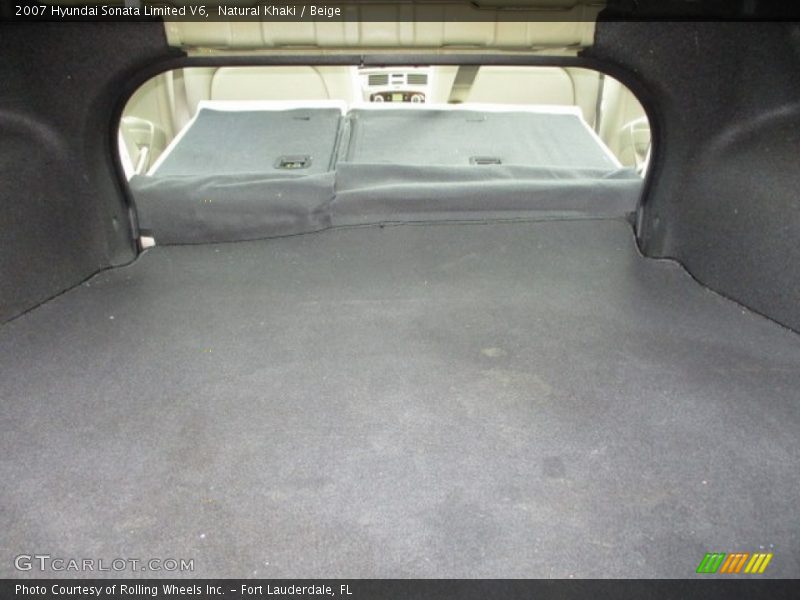 Natural Khaki / Beige 2007 Hyundai Sonata Limited V6