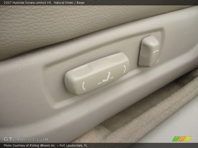 Natural Khaki / Beige 2007 Hyundai Sonata Limited V6
