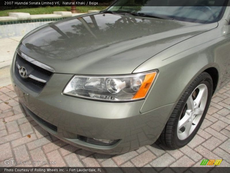 Natural Khaki / Beige 2007 Hyundai Sonata Limited V6