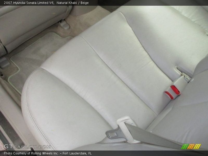 Natural Khaki / Beige 2007 Hyundai Sonata Limited V6