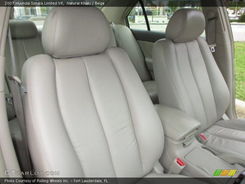 Natural Khaki / Beige 2007 Hyundai Sonata Limited V6