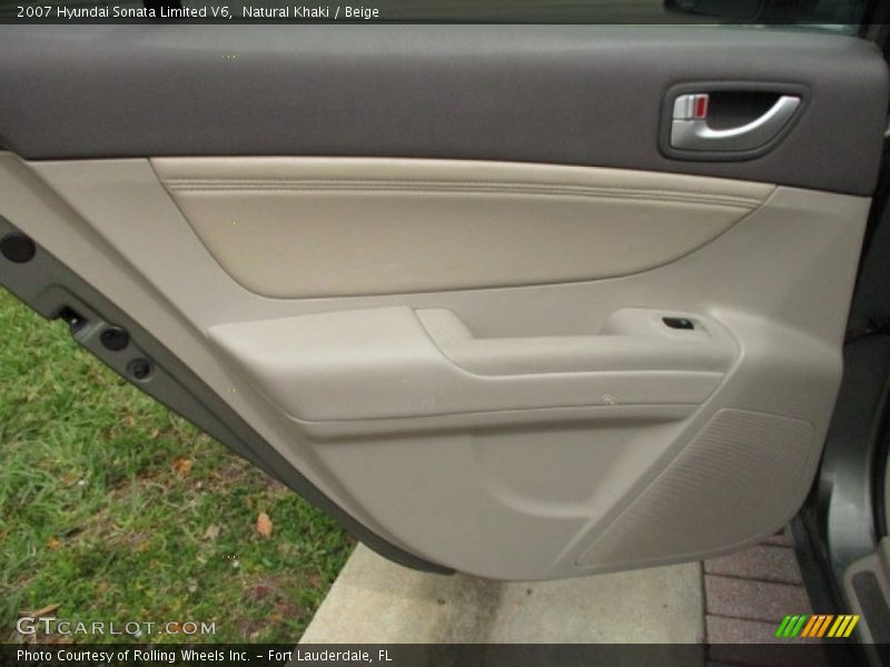 Natural Khaki / Beige 2007 Hyundai Sonata Limited V6