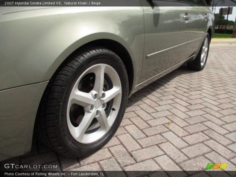 Natural Khaki / Beige 2007 Hyundai Sonata Limited V6