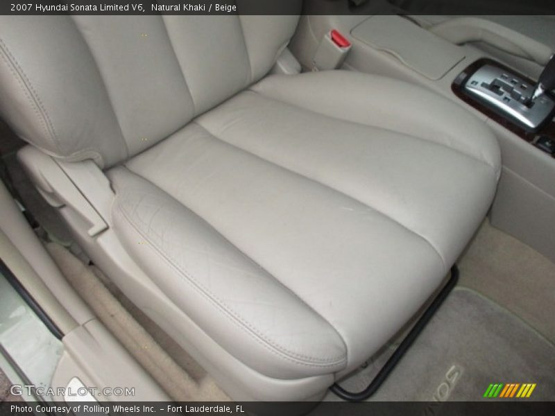 Natural Khaki / Beige 2007 Hyundai Sonata Limited V6