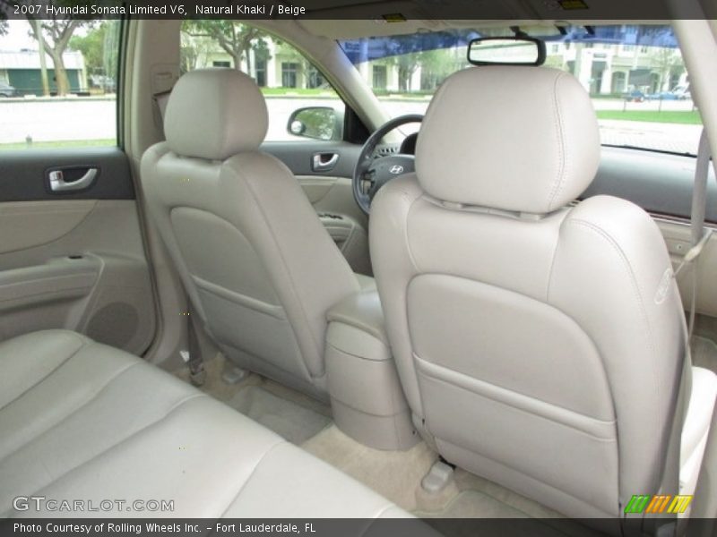Natural Khaki / Beige 2007 Hyundai Sonata Limited V6