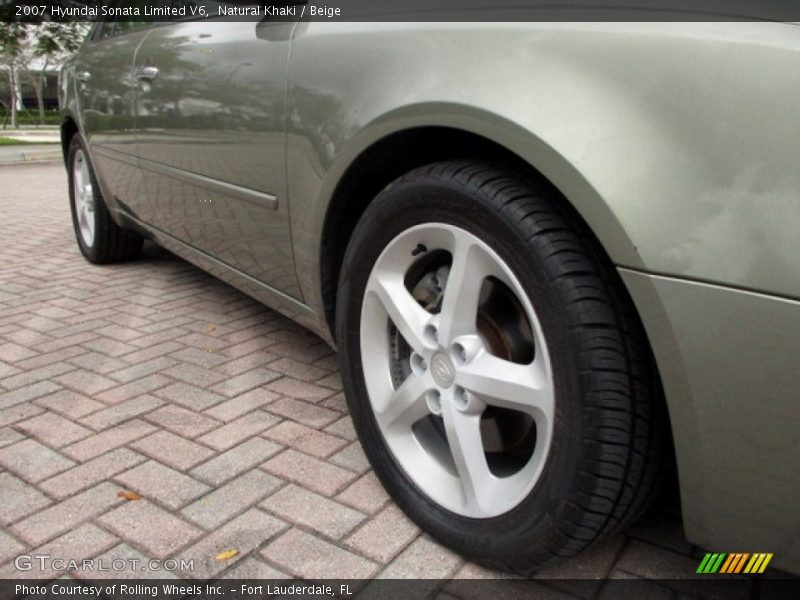 Natural Khaki / Beige 2007 Hyundai Sonata Limited V6