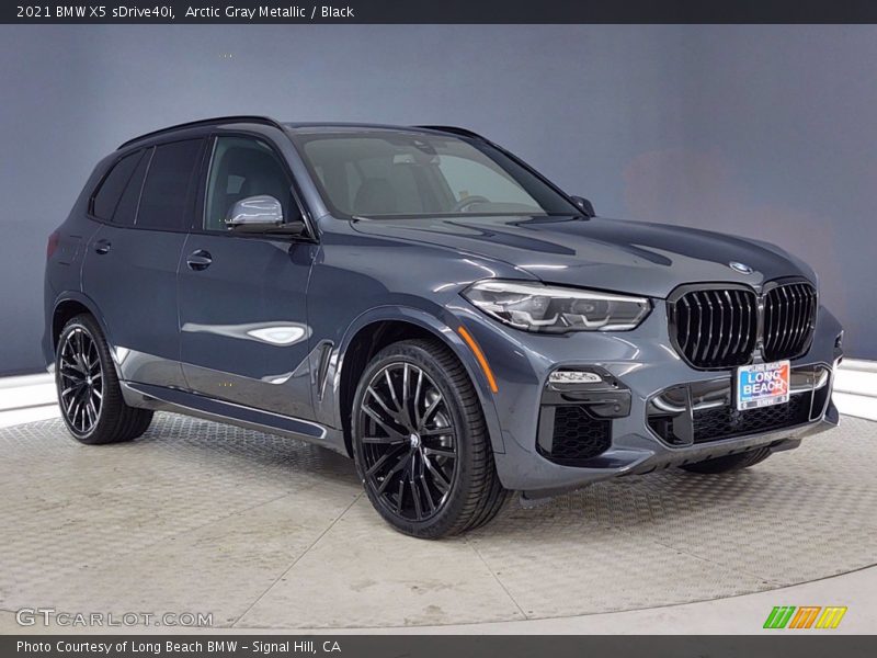 Arctic Gray Metallic / Black 2021 BMW X5 sDrive40i