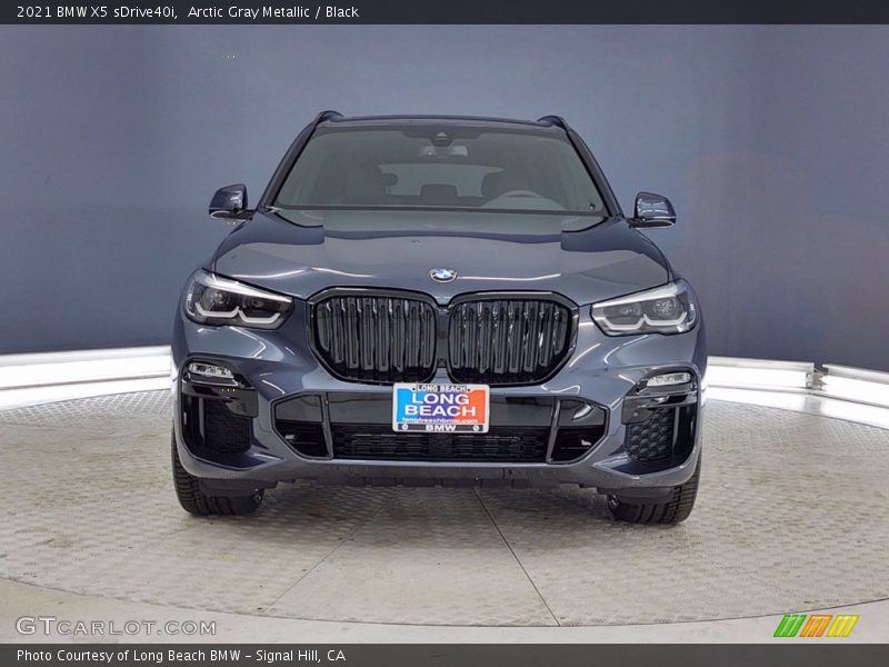 Arctic Gray Metallic / Black 2021 BMW X5 sDrive40i