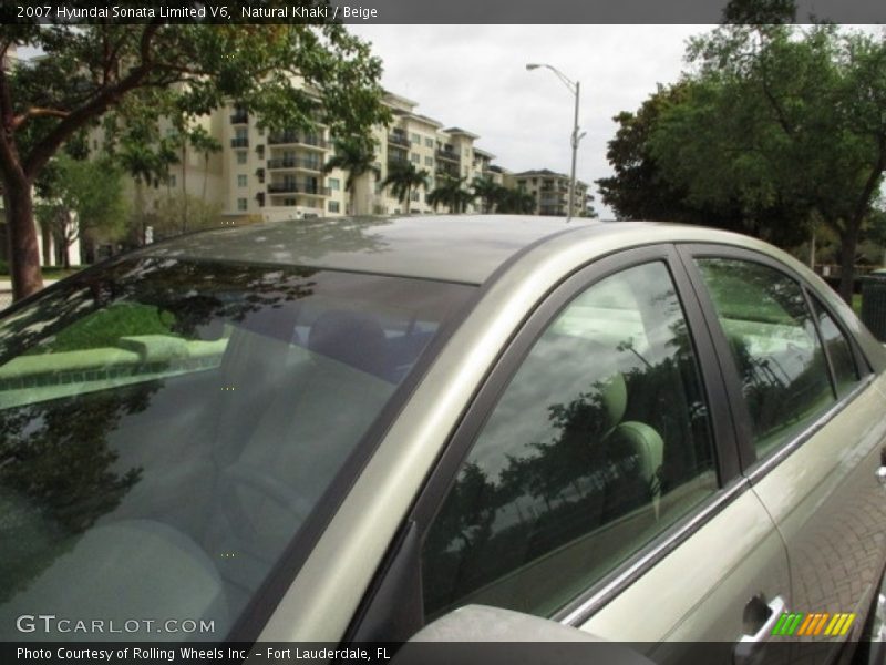 Natural Khaki / Beige 2007 Hyundai Sonata Limited V6