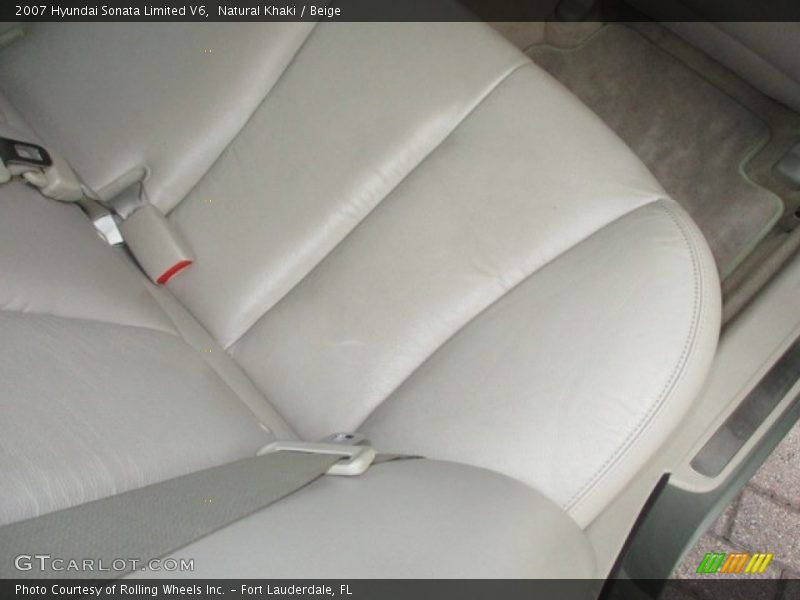 Natural Khaki / Beige 2007 Hyundai Sonata Limited V6