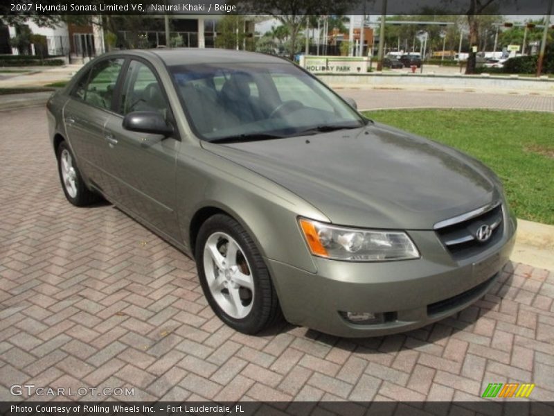 Natural Khaki / Beige 2007 Hyundai Sonata Limited V6