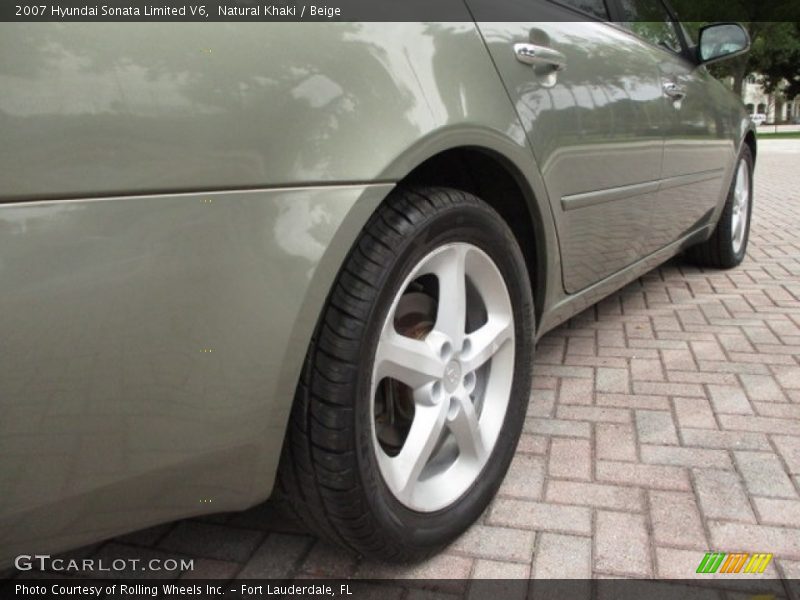 Natural Khaki / Beige 2007 Hyundai Sonata Limited V6