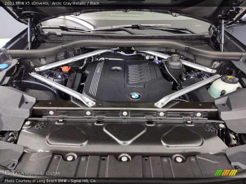 Arctic Gray Metallic / Black 2021 BMW X5 sDrive40i
