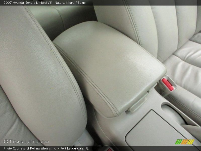 Natural Khaki / Beige 2007 Hyundai Sonata Limited V6