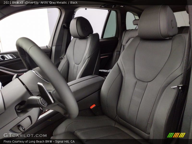 Arctic Gray Metallic / Black 2021 BMW X5 sDrive40i
