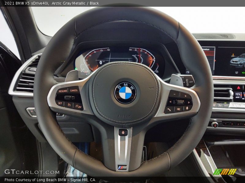 Arctic Gray Metallic / Black 2021 BMW X5 sDrive40i