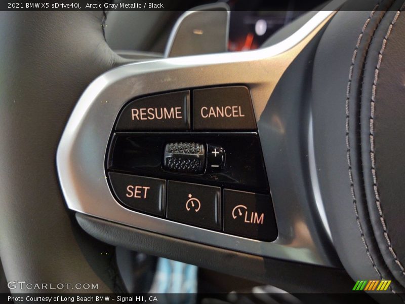 Arctic Gray Metallic / Black 2021 BMW X5 sDrive40i