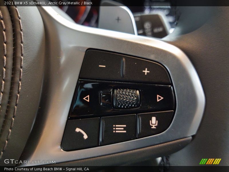 Arctic Gray Metallic / Black 2021 BMW X5 sDrive40i
