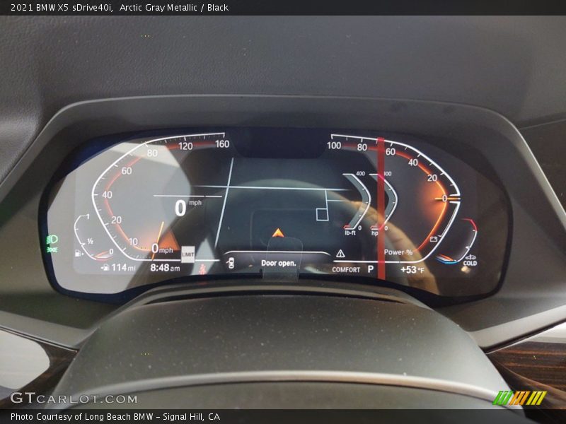 Arctic Gray Metallic / Black 2021 BMW X5 sDrive40i