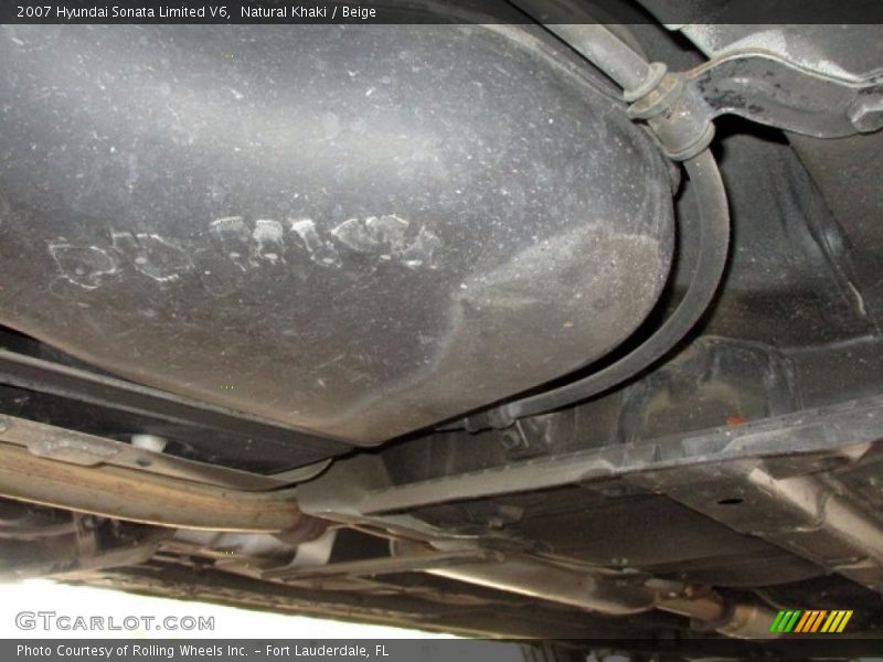 Natural Khaki / Beige 2007 Hyundai Sonata Limited V6