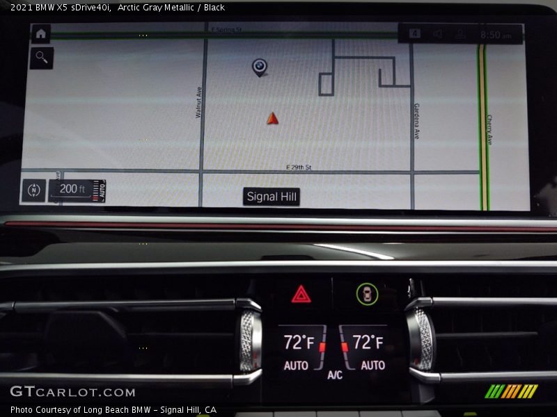 Arctic Gray Metallic / Black 2021 BMW X5 sDrive40i