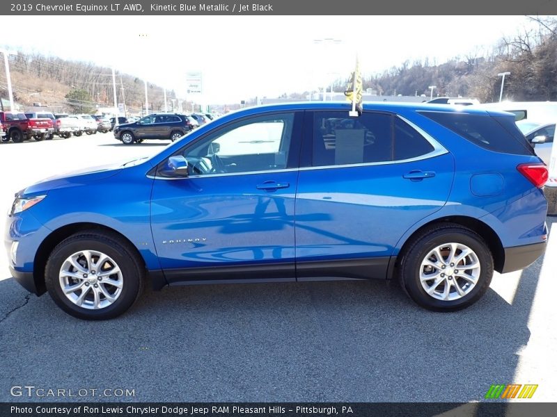 Kinetic Blue Metallic / Jet Black 2019 Chevrolet Equinox LT AWD