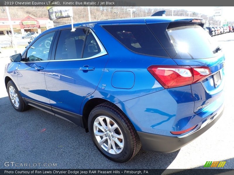 Kinetic Blue Metallic / Jet Black 2019 Chevrolet Equinox LT AWD