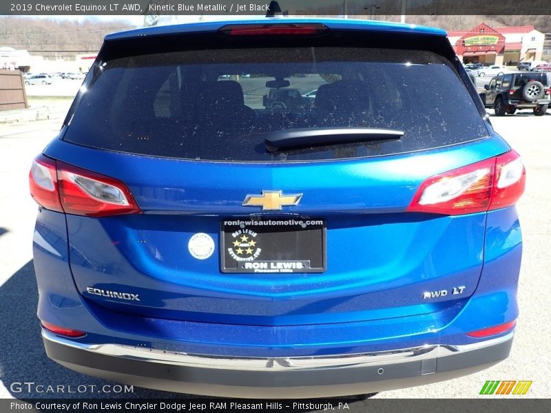 Kinetic Blue Metallic / Jet Black 2019 Chevrolet Equinox LT AWD