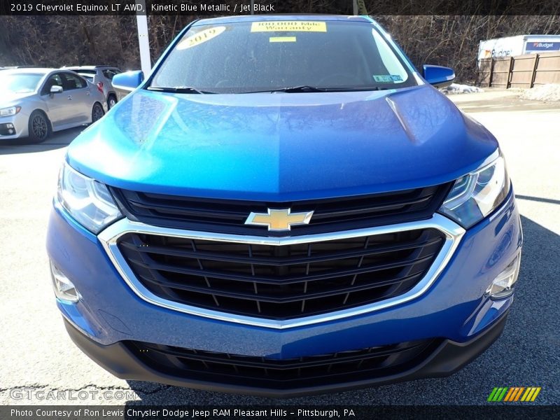 Kinetic Blue Metallic / Jet Black 2019 Chevrolet Equinox LT AWD