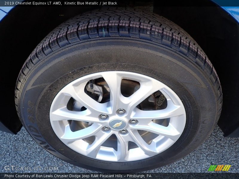 Kinetic Blue Metallic / Jet Black 2019 Chevrolet Equinox LT AWD